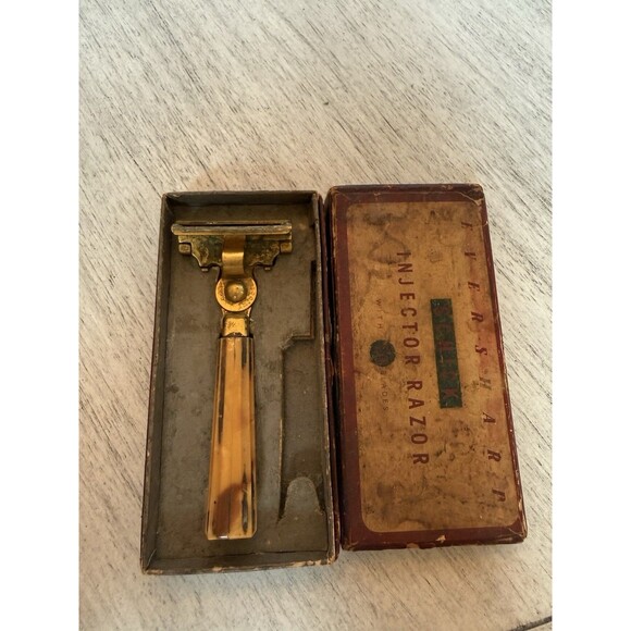 Schick Other - VTG 1935-1945 SCHICK DELUXE Model Injector Safety Razor Bakelite Handle Original